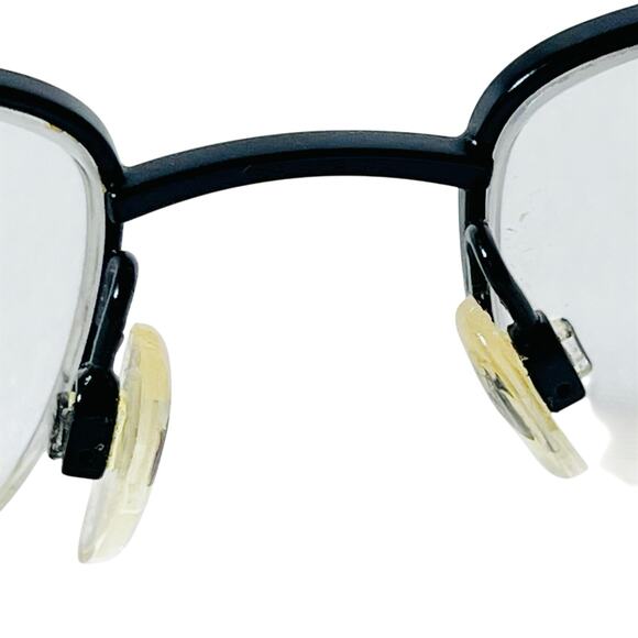 Emporio Armani Half Rim Designer Eyeglasses EA1029 56 18 140 Black Frames Used - Picture 7 of 15